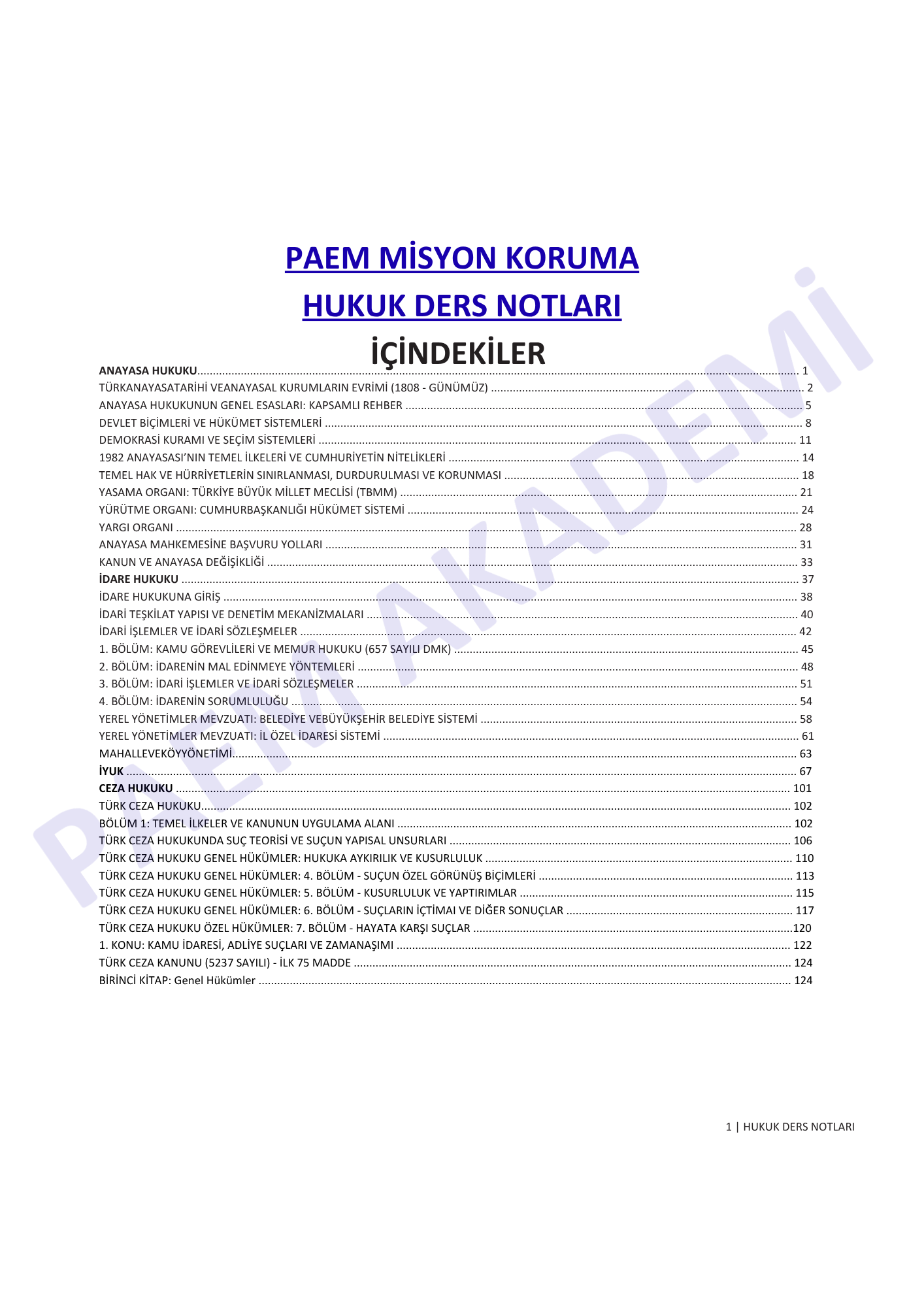 2026 | PAEM & Misyon Koruma Tüm Dersler ve Mobil Uygulama Hediyeli Set