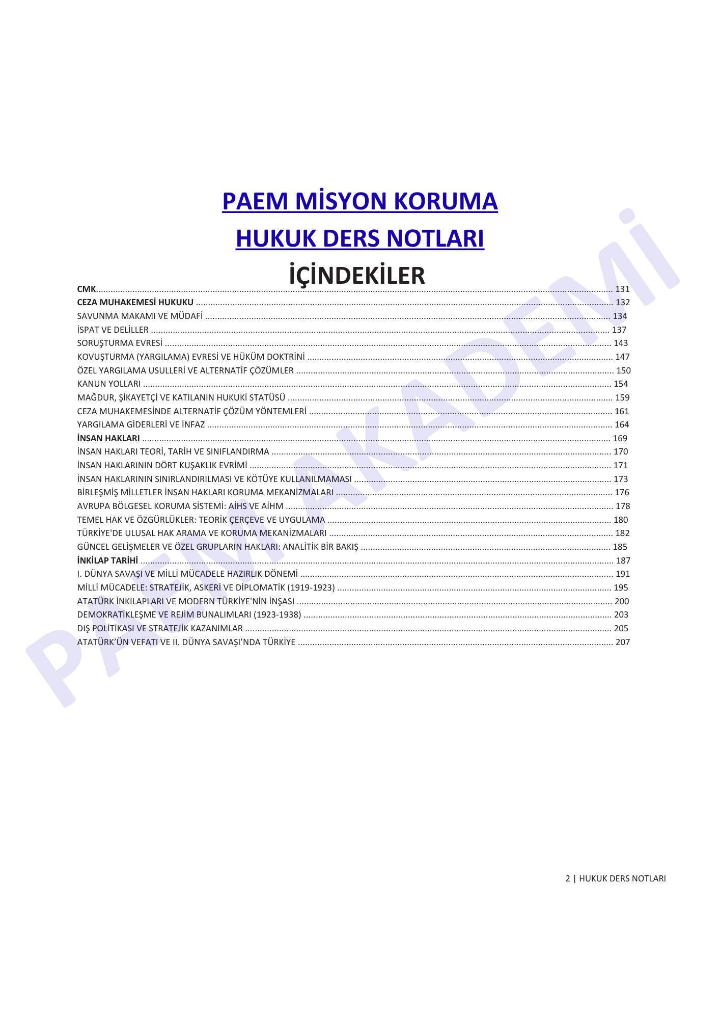 2026 | PAEM & Misyon Koruma Tüm Dersler ve Mobil Uygulama Hediyeli Set