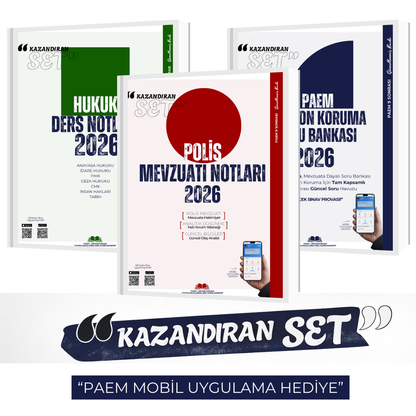 2026 | PAEM & Misyon Koruma Tüm Dersler ve Mobil Uygulama Hediyeli Set